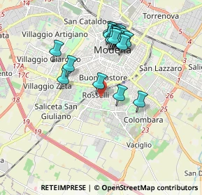 Mappa Via Limana, 41125 Modena MO, Italia (1.778)