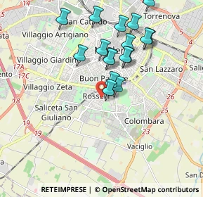 Mappa Via Limana, 41125 Modena MO, Italia (1.79882)