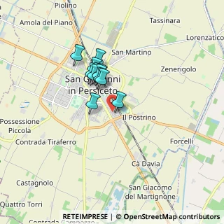 Mappa Via Amerigo Vespucci, 40017 San Giovanni in Persiceto BO, Italia (1.24)
