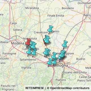 Mappa Via Amerigo Vespucci, 40017 San Giovanni in Persiceto BO, Italia (11.875)