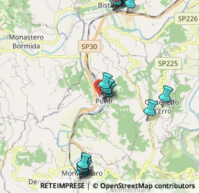 Mappa Via Campo Sportivo, 15010 Ponti AL, Italia (2.661)