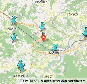 Mappa Via Crosio, 15010 Cremolino AL, Italia (3.6895)