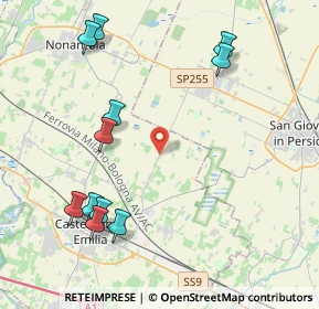 Mappa Via per Rastellino, 41013 Castelfranco Emilia MO, Italia (4.92182)