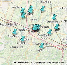 Mappa 41125 Modena MO, Italia (13.288)