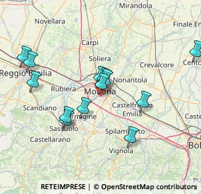 Mappa 41125 Modena MO, Italia (14.14462)