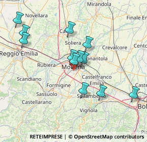 Mappa 41125 Modena MO, Italia (14.3225)