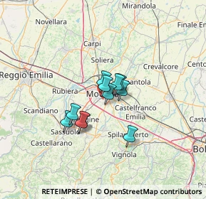 Mappa 41125 Modena MO, Italia (7.97182)