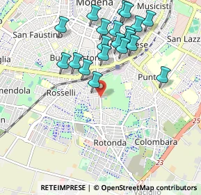 Mappa 41125 Modena MO, Italia (1.023)