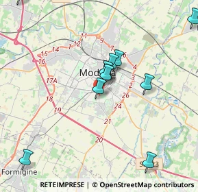 Mappa 41125 Modena MO, Italia (3.85417)