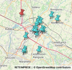 Mappa 41125 Modena MO, Italia (5.43625)