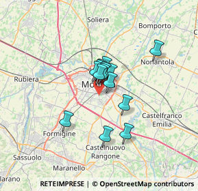 Mappa 41125 Modena MO, Italia (4.17643)