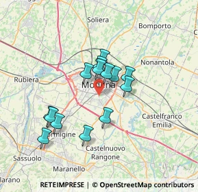 Mappa 41125 Modena MO, Italia (5.705)
