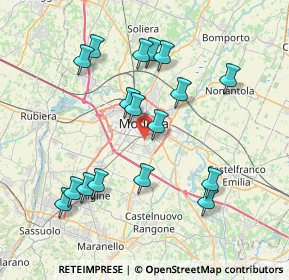 Mappa 41125 Modena MO, Italia (7.75882)