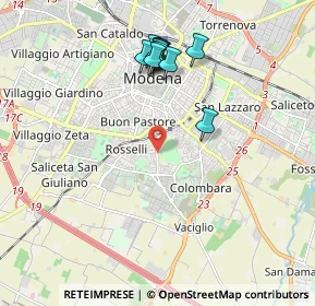 Mappa 41125 Modena MO, Italia (1.91273)