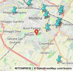 Mappa 41125 Modena MO, Italia (2.66917)