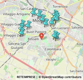 Mappa 41125 Modena MO, Italia (1.85933)