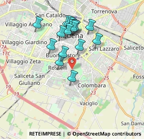 Mappa 41125 Modena MO, Italia (1.67765)