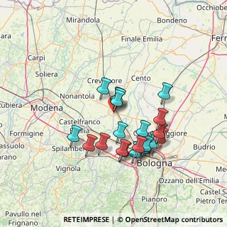 Mappa Via Enrico Fermi, 40017 San Giovanni In Persiceto BO, Italia (12.5095)