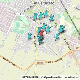 Mappa Via Enrico Fermi, 40017 San Giovanni In Persiceto BO, Italia (0.3215)