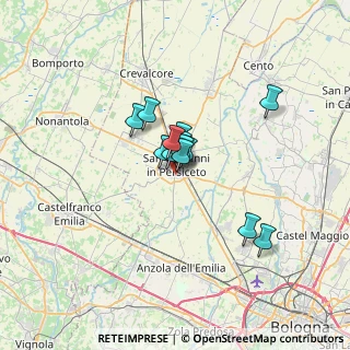Mappa Via Enrico Fermi, 40017 San Giovanni In Persiceto BO, Italia (3.97923)