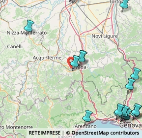 Mappa Via Priarona, 15010 Cremolino AL, Italia (26.681)