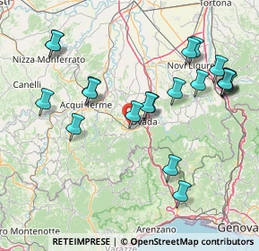 Mappa Via Priarona, 15010 Cremolino AL, Italia (17.205)