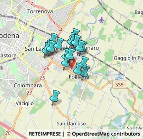 Mappa Via Internati Militari Italiani, 41122 Modena MO, Italia (1.1015)