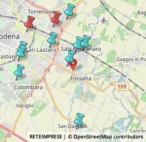 Mappa Via Internati Militari Italiani, 41122 Modena MO, Italia (2.27091)
