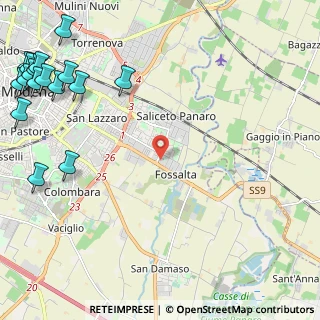 Mappa Via Internati Militari Italiani, 41122 Modena MO, Italia (3.67118)