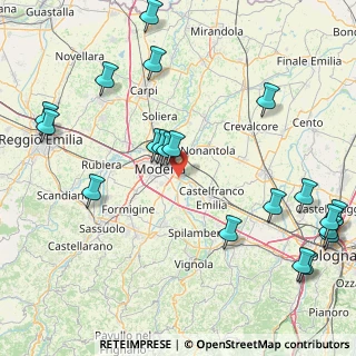 Mappa Via Internati Militari Italiani, 41122 Modena MO, Italia (21.656)