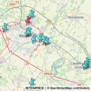 Mappa Via Internati Militari Italiani, 41122 Modena MO, Italia (5.12)