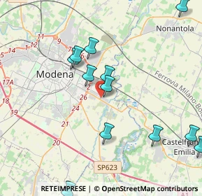 Mappa Via Internati Militari Italiani, 41122 Modena MO, Italia (4.5975)