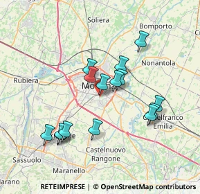 Mappa Via Ancona, 41125 Modena MO, Italia (6.60867)