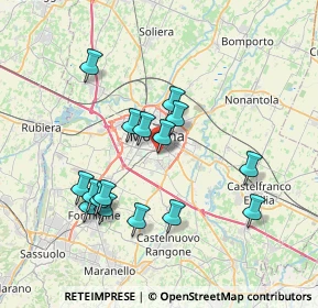 Mappa Via Ancona, 41125 Modena MO, Italia (7.12)