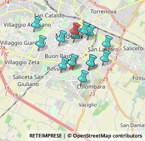 Mappa Via Ancona, 41125 Modena MO, Italia (1.46)