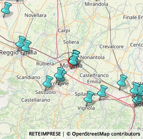 Mappa Via Ancona, 41125 Modena MO, Italia (20.87167)