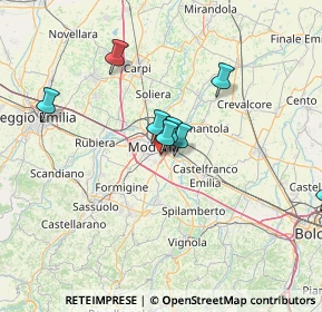 Mappa Via Pietro Riccardi, 41125 Modena MO, Italia (20.08167)