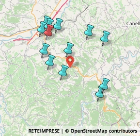 Mappa Piazza Castello, 12050 Benevello CN, Italia (7.55462)