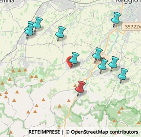 Mappa Via Guglielmo Oberdan, 42020 Quattro Castella RE, Italia (4.27727)