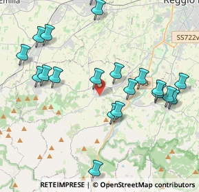 Mappa Via Guglielmo Oberdan, 42020 Quattro Castella RE, Italia (4.528)