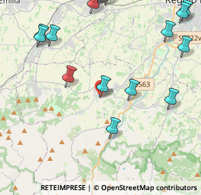 Mappa Via Guglielmo Oberdan, 42020 Quattro Castella RE, Italia (6.248)