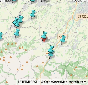 Mappa Via Guglielmo Oberdan, 42020 Quattro Castella RE, Italia (6.489)
