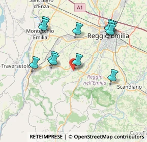 Mappa Via Guglielmo Oberdan, 42020 Quattro Castella RE, Italia (8.105)