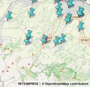 Mappa Via G. Di Vittorio, 42020 Puianello RE, Italia (5.551)