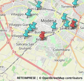 Mappa Via Schio, 41125 Modena MO, Italia (2.26154)