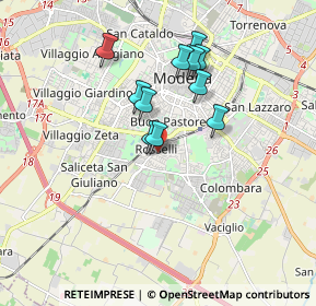 Mappa Via Schio, 41125 Modena MO, Italia (1.45636)