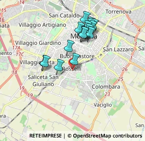 Mappa Via Schio, 41125 Modena MO, Italia (1.64353)