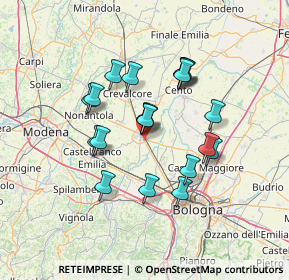 Mappa Via Cristoforo Colombo, 40017 San Giovanni in Persiceto BO, Italia (11.7365)