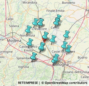 Mappa Via Cristoforo Colombo, 40017 San Giovanni in Persiceto BO, Italia (11.883)