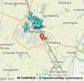 Mappa Via Cristoforo Colombo, 40017 San Giovanni in Persiceto BO, Italia (1.46364)